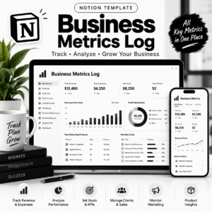 Business Metrics Log Template