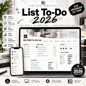 List To-Do 2026 Notion Template